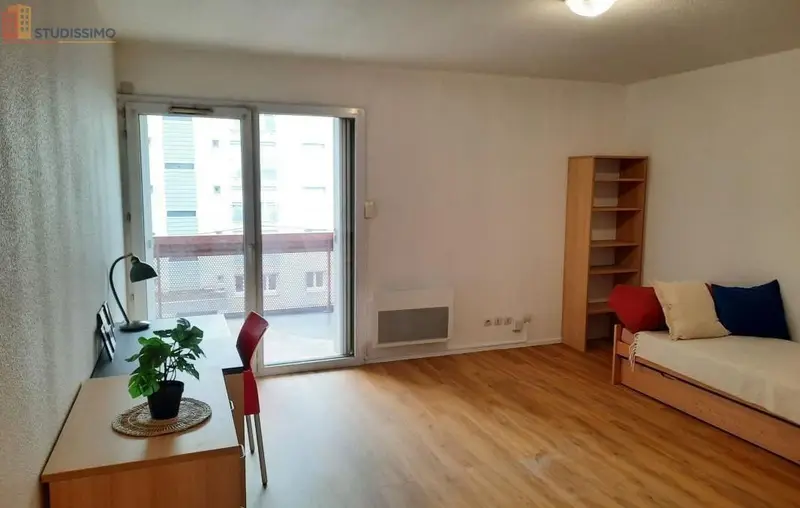 Studio 32m² Saint-Martin-d'Hères - Étage 3, DPE D - Photo 2