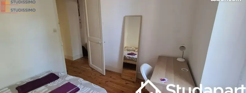 Studio meublé 9m² Grenoble 38000 - Meublé, chambre individuelle - Photo 3