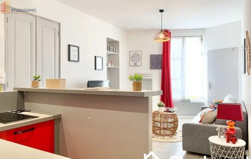 Studio meublé 28m² Grenoble centre - Lumineux, DPE A - Photo 8