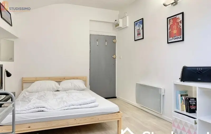 Studio meublé 18m² Grenoble - Lumineux, étage élevé - Photo 3