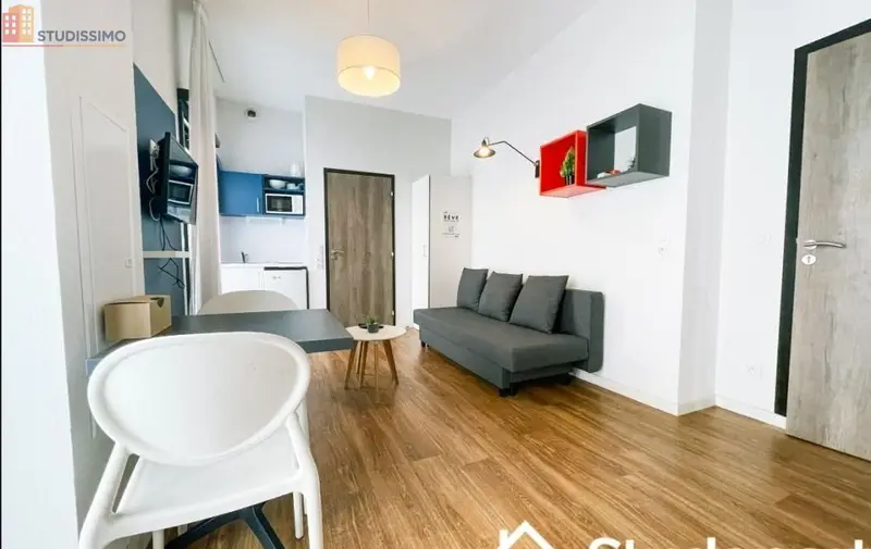 Studio meublé 17m² Grenoble - Lumineux, DPE A - Photo 1