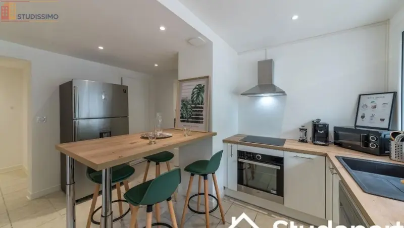 Studio meublé 15m² Grenoble 38100 - Meublé, DPE C - Photo 8