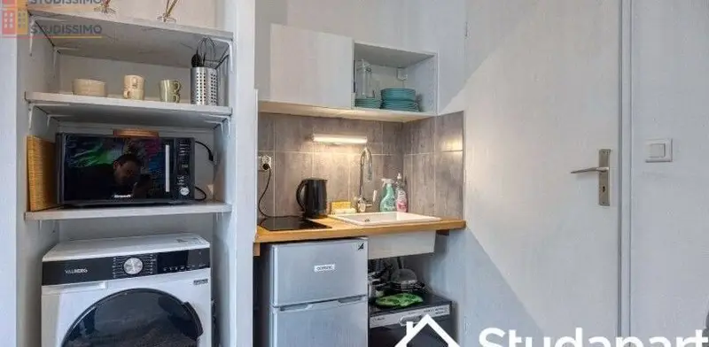 Studio meublé 21m² Grenoble centre - Lumineux, DPE A - Photo 7