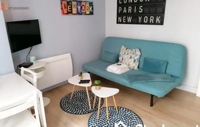 Studio meublé 18m² Grenoble 38000 - Meublé, DPE A - Photo 21