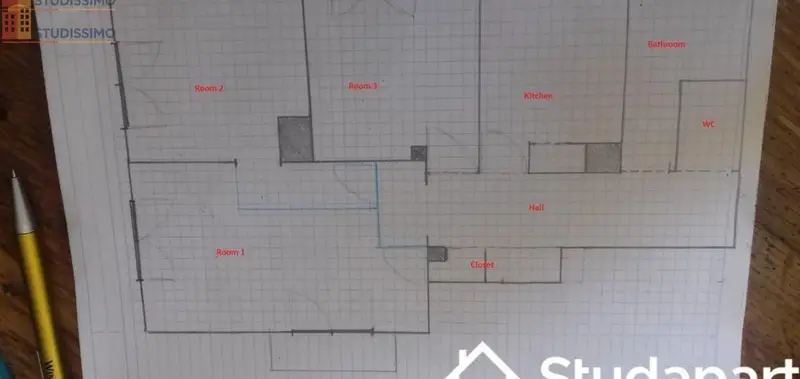 Studio meublé 12m² Grenoble 38100 - Meublé, 3e étage - Photo 7