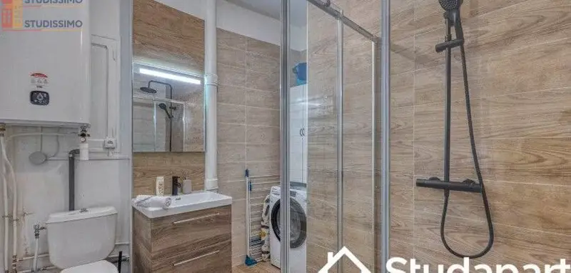 Studio meublé 21m² Grenoble - Lumineux, DPE A - Photo 1