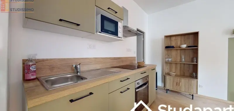 Studio meublé 10m² Grenoble centre - Meublé, DPE A - Photo 9