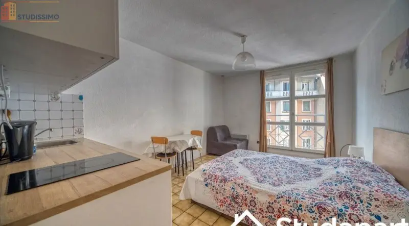 Studio meublé 25m² Grenoble 38000 - Lumineux, DPE A - Photo 6