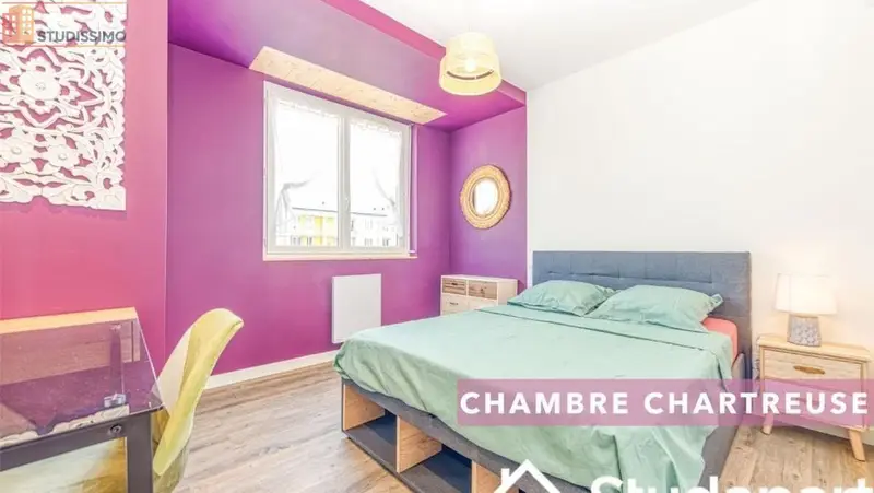 Studio meublé 13m² Grenoble 38100 - Lumineux, 8e étage - Photo 10