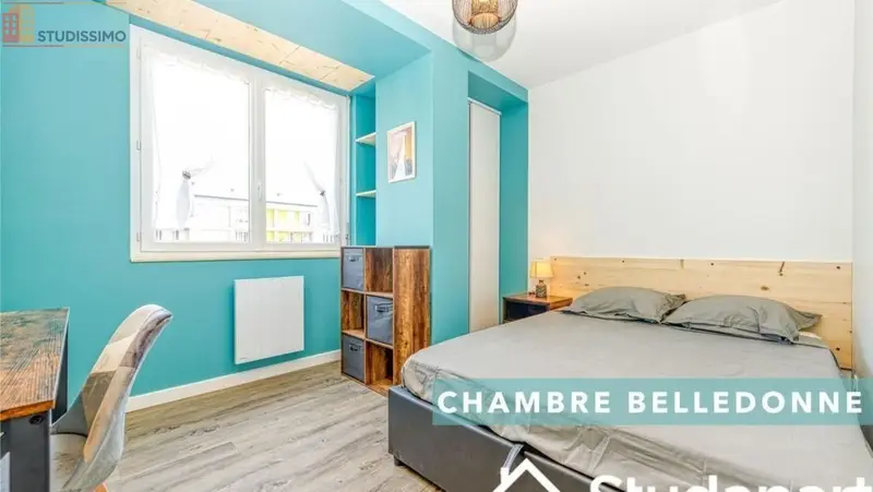 Studio meublé 13m² Grenoble 38100 - Lumineux, 8e étage - Photo 9