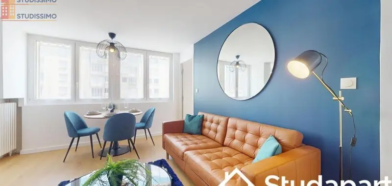 Studio 10m² Grenoble centre - Meublé, lumineux - Photo 2
