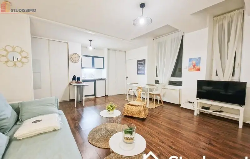 Studio meublé 25m² Grenoble centre - Meublé, DPE A - Photo 25