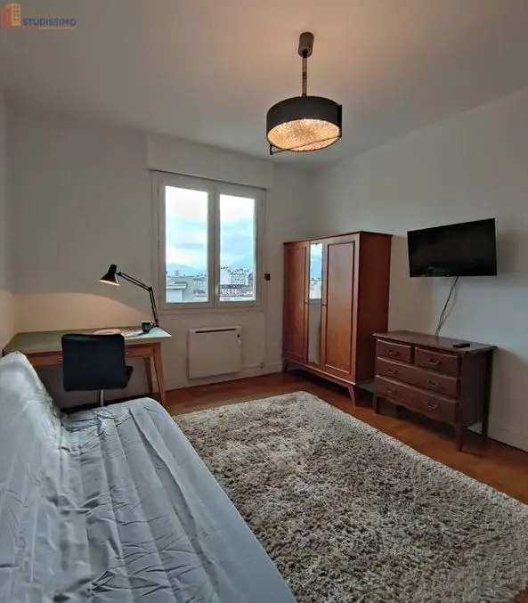 Studio meublé 36m² Grenoble centre - 7e étage, lumineux - Photo 12