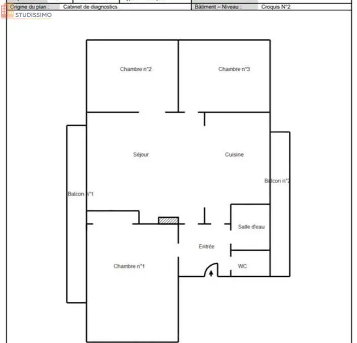 Studio meublé 11m² Grenoble 38100 - Meublé, étage 3 - Photo 3