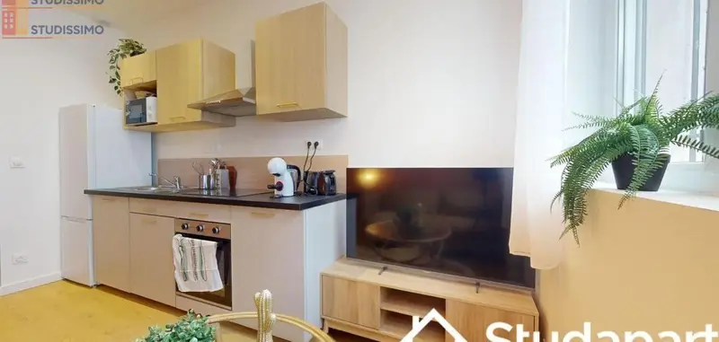 Studio meublé 13m² Grenoble 38100 - Meublé, DPE A - Photo 5