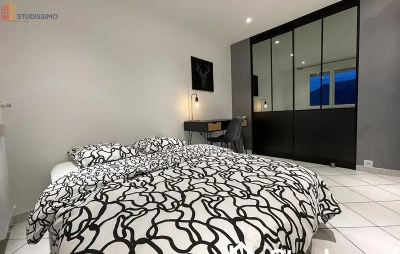 Studio meublé 10m² Grenoble 38100 - Étage élevé, meuble - Photo 5
