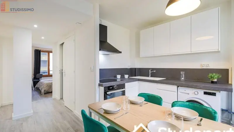 Studio meublé 9m² Fontaine 38600 - Calme, 3e étage - Photo 19