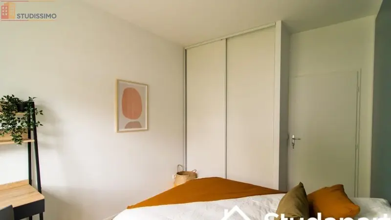 Studio meublé 11m² Grenoble centre - Calme, DPE A - Photo 3