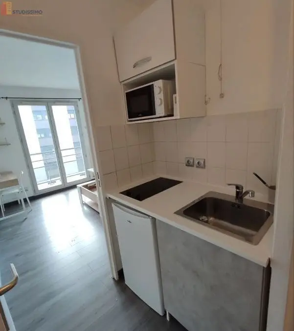 Studio meublé 18m² Grenoble 38100 - Balcon, lumineux - Photo 7