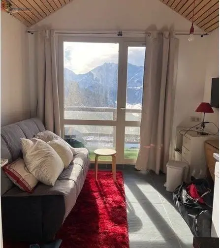 Studio meublé 20m² Huez 38750 - Étage élevé, DPE B - Photo 3
