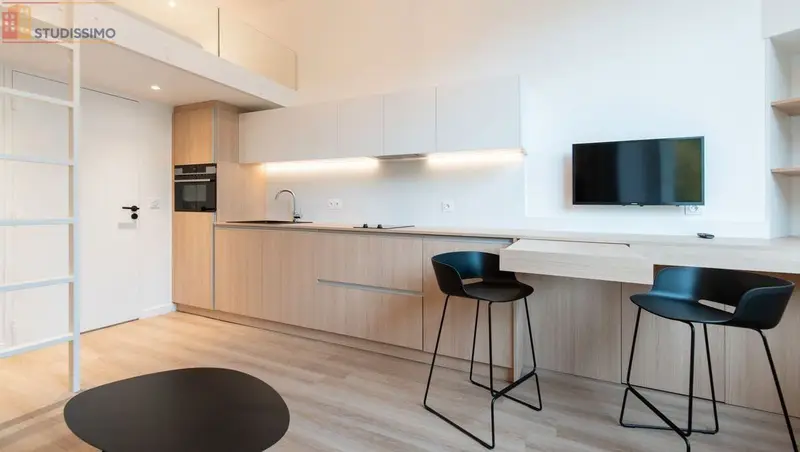 Studio meublé 19m² Grenoble centre - Vue dégagée, lumineux - Photo 1