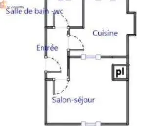 Studio meublé 25m² Grenoble centre - Meublé, calme - Photo 12