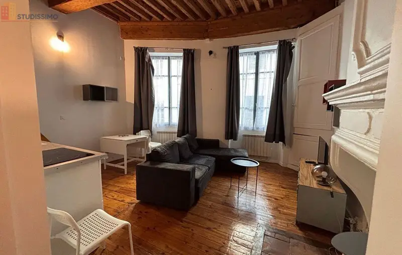 Studio meublé 25m² Vienne 38200 - Meublé, DPE D - Photo 1