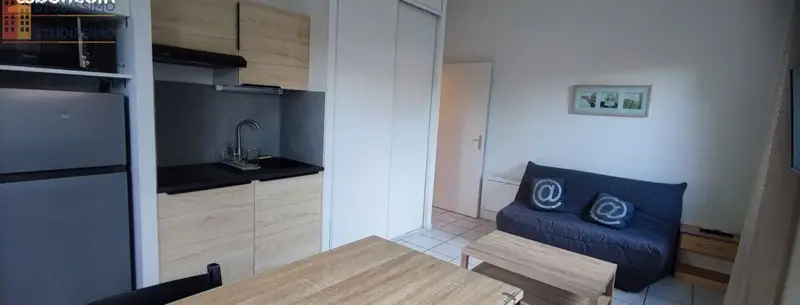 Studio meublé 23m² Sassenage - Meublé, parking - Photo 3