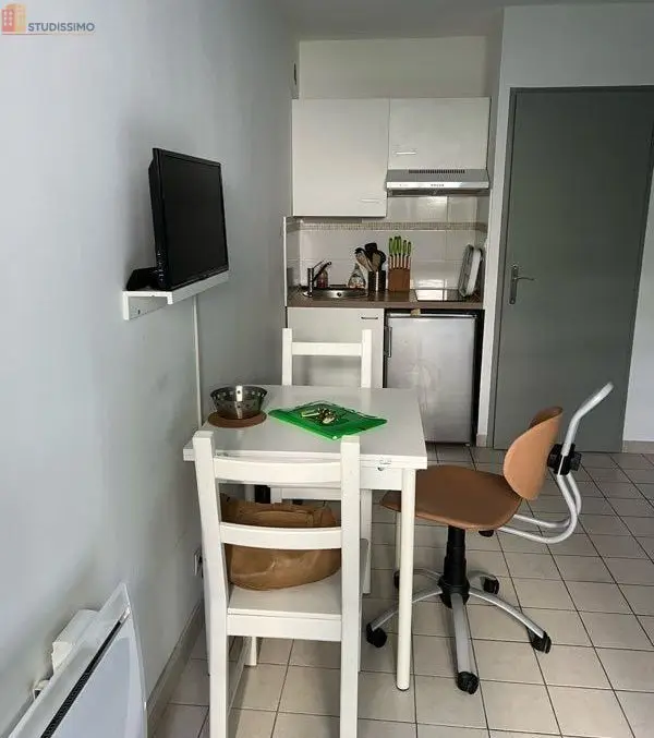 Studio meublé 21m² Grenoble Ile Verte - Lumineux - Photo 13