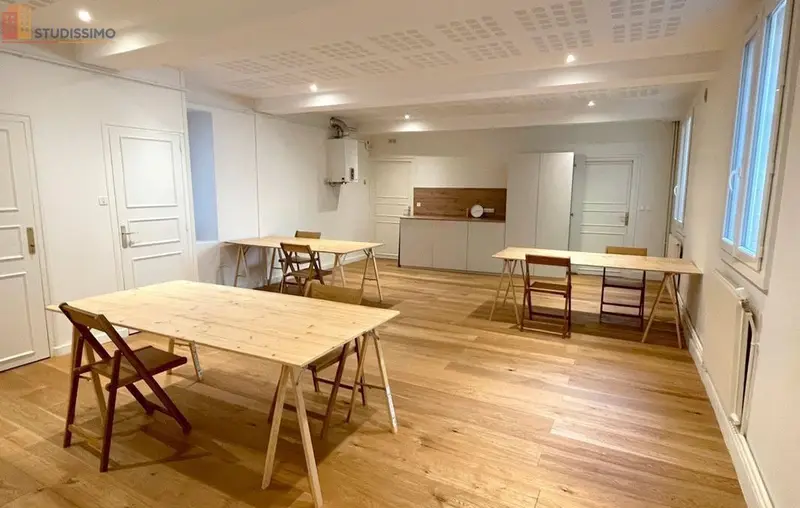Studio 42m² Grenoble centre-ville - Bureau partagé, lumineux - Photo 6