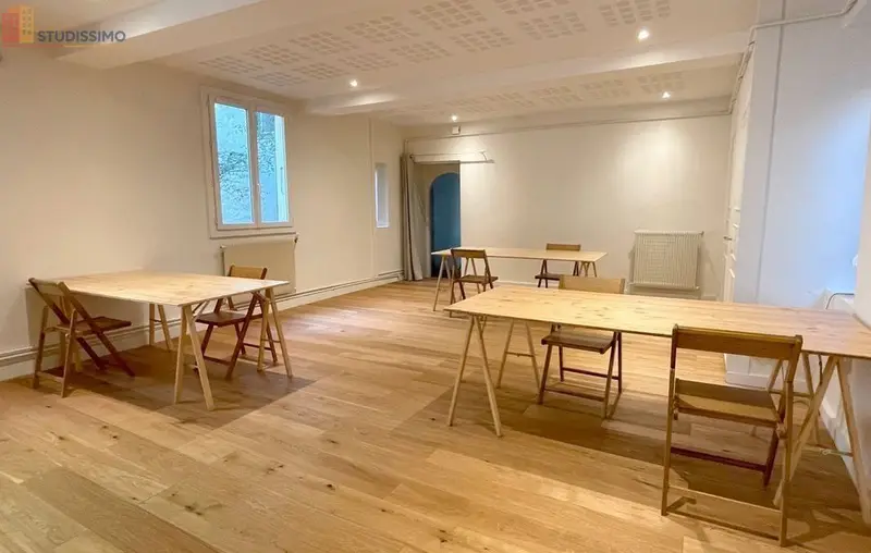 Studio 42m² Grenoble centre-ville - Bureau partagé, lumineux - Photo 2
