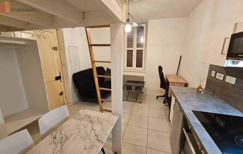 Studio 22m² Grenoble centre - Refait à neuf, cuisine équipée - Photo 1