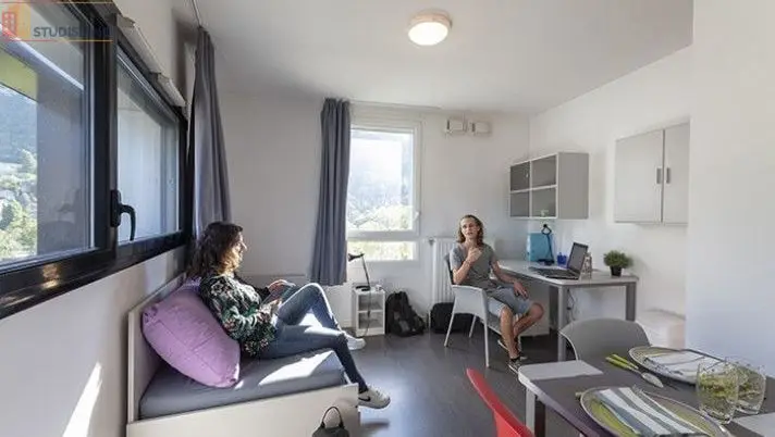 Studio meublé 18m² Grenoble centre - Étage élevé, lumineux - Photo 7