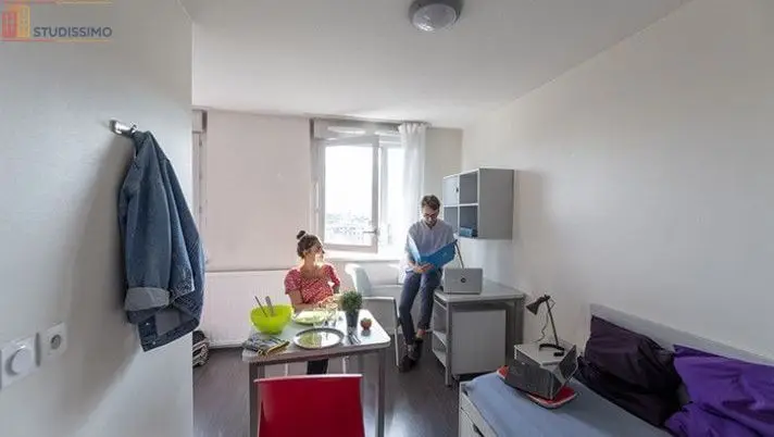 Studio meublé 18m² Grenoble 38000 - Étage élevé, lumineux - Photo 4