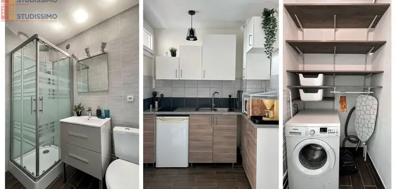 Studio meublé 25m² Saint-Martin-d'Hères - Balcon, tout inclus - Photo 4