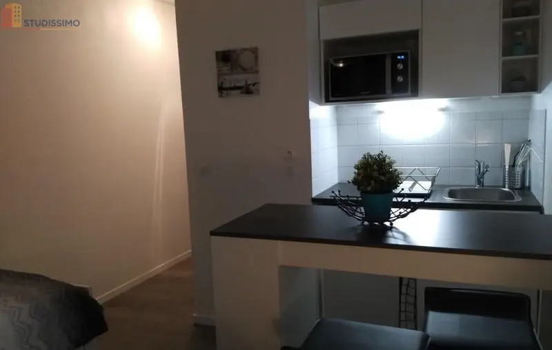 Studio meublé 20m² Grenoble - Balcon, lumineux - Photo 1