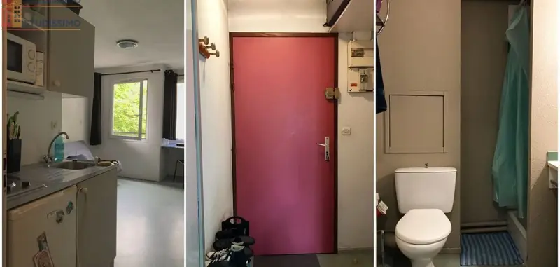 Studio 17m² Grenoble 38100 - Lumineux, parking gratuit - Photo 3
