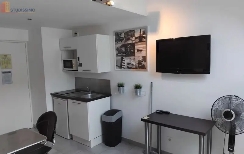 Studio meublé 18m² Grenoble centre - Vue sur la Bastille - Photo 3