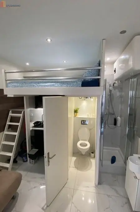 Studio meublé 13m² Grenoble centre - Meublé, 1er étage - Photo 2