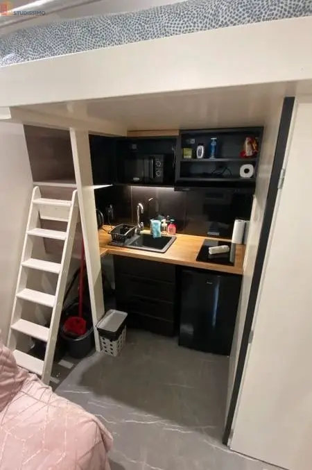 Studio meublé 13m² Grenoble centre - Meublé, calme - Photo 1