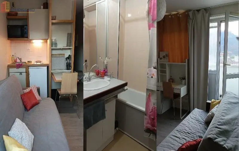 Studio meublé 18m² Grenoble Europole - Dernier étage, lumineux - Photo 12