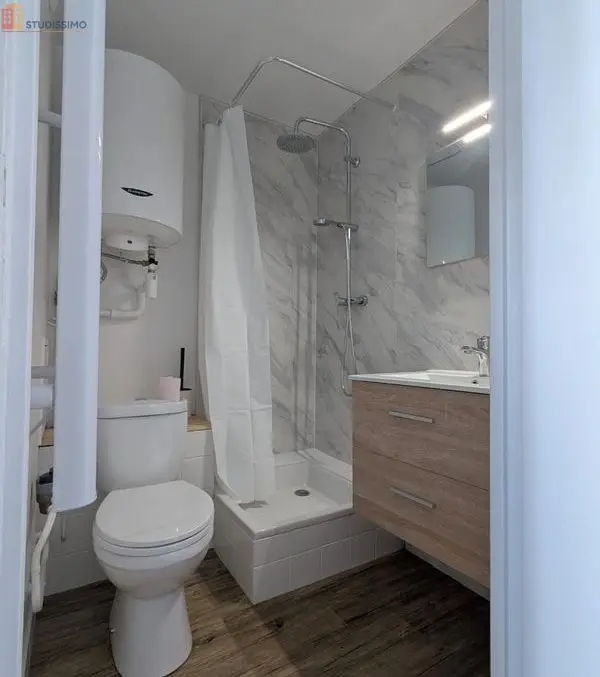 Studio meublé 15m² Grenoble centre - Balcon, meublé - Photo 3