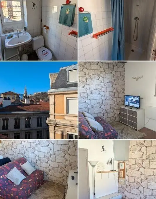 Studio meublé 17m² Grenoble centre - Calme, vue Bastille - Photo 8
