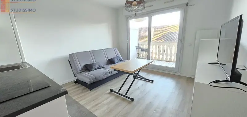 Studio meublé 19m² Dax 40100 - Meublé, DPE D - Photo 12