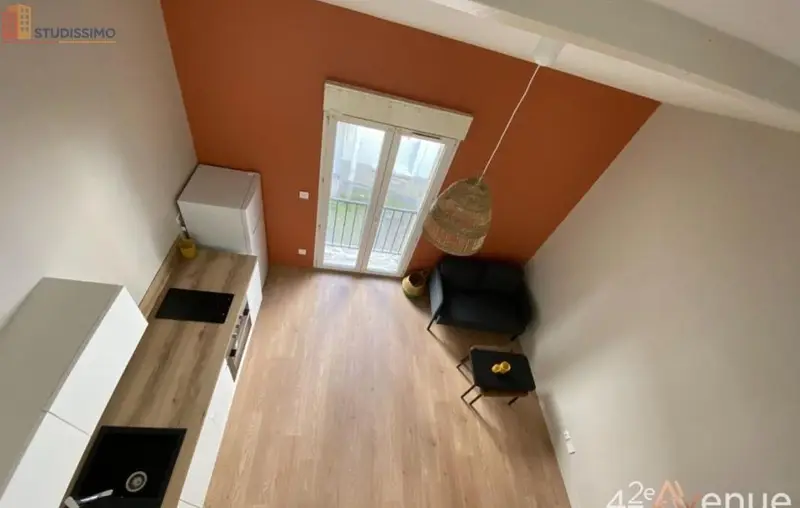 Studio meublé 21m² Saint-Étienne 42000 - Meublé, DPE D - Photo 5