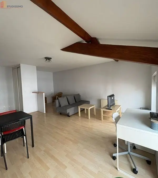 Studio 37m² Saint-Étienne 42000 - Meublé, DPE D - Photo 1