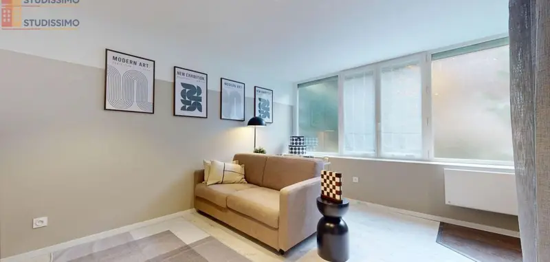 Studio meublé 21m² Saint-Étienne 42100 - Meublé, DPE C - Photo 1