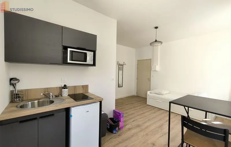 Studio meublé 20m² Saint-Étienne - Meublé, 1er étage - Photo 1