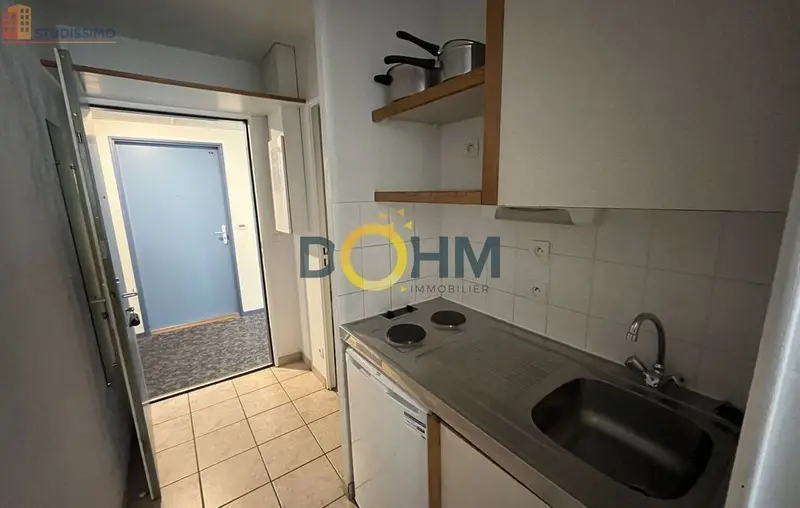 Studio meublé 18m² Saint-Étienne 42100 - Meublé, DPE D - Photo 3