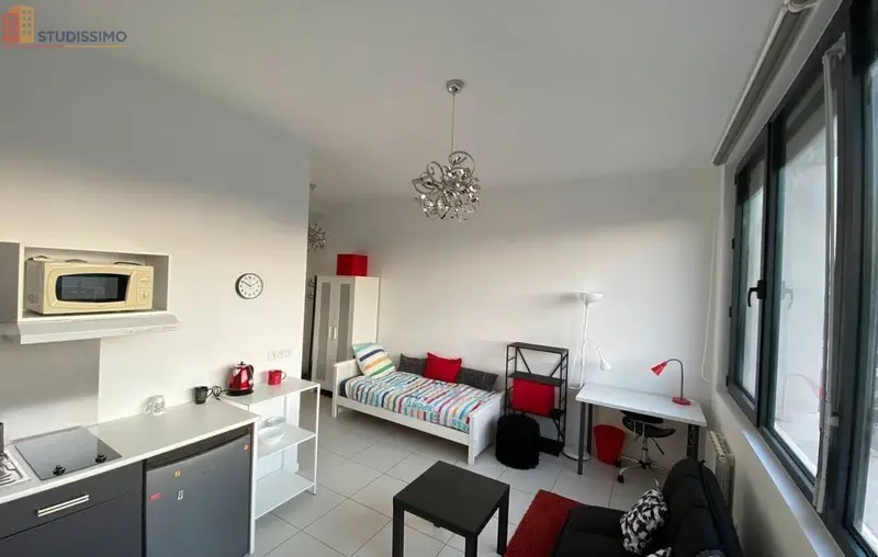 Studio meublé 25m² Saint-Étienne 42000 - Meublé, lumineux - Photo 1